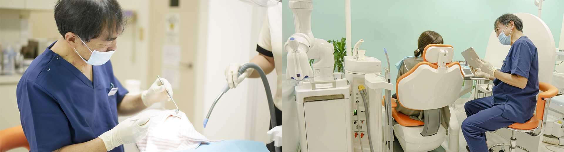 鹿沼台こばやかわ歯科の診療風景