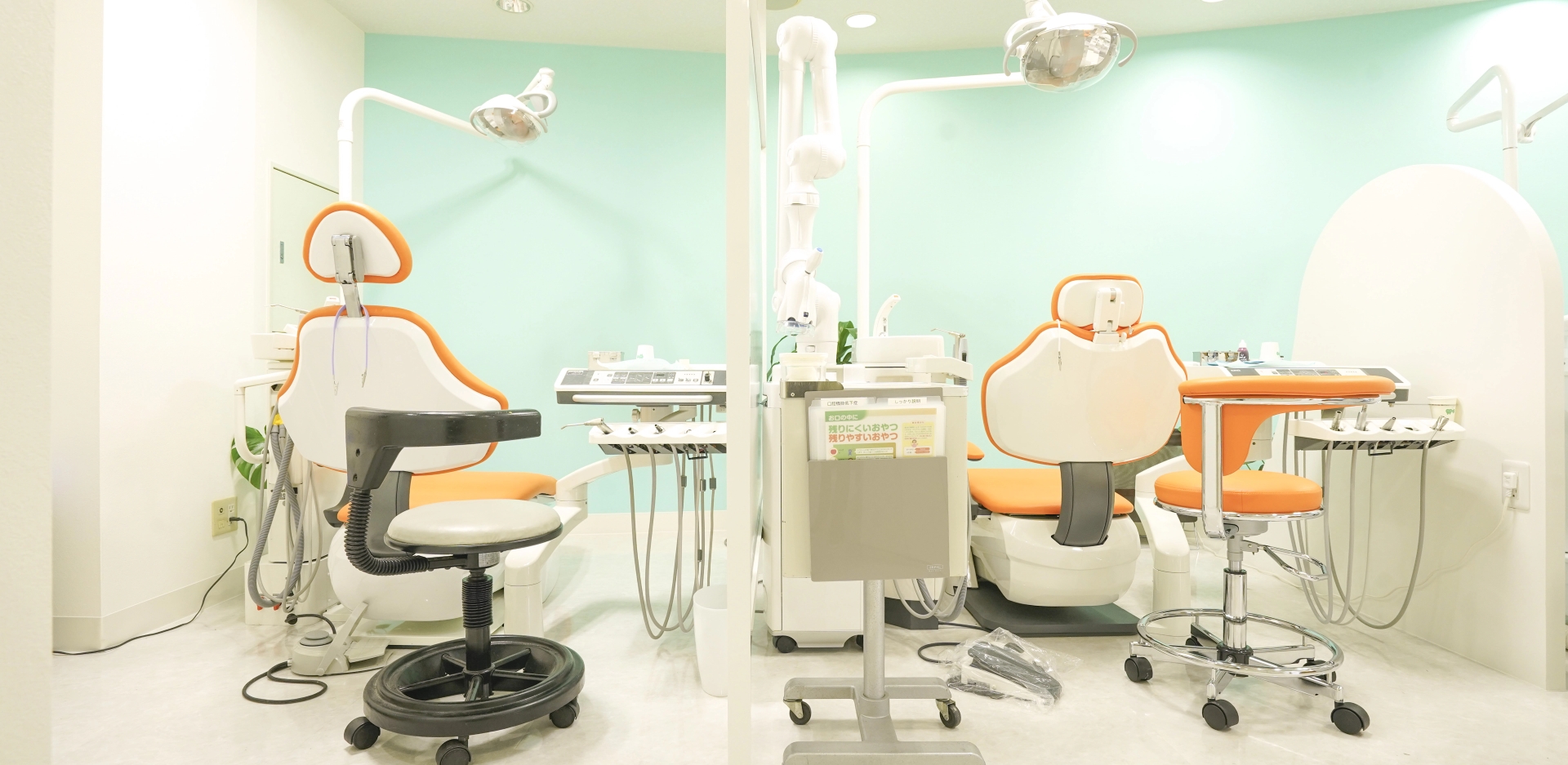 鹿沼台こばやかわ歯科の診察室