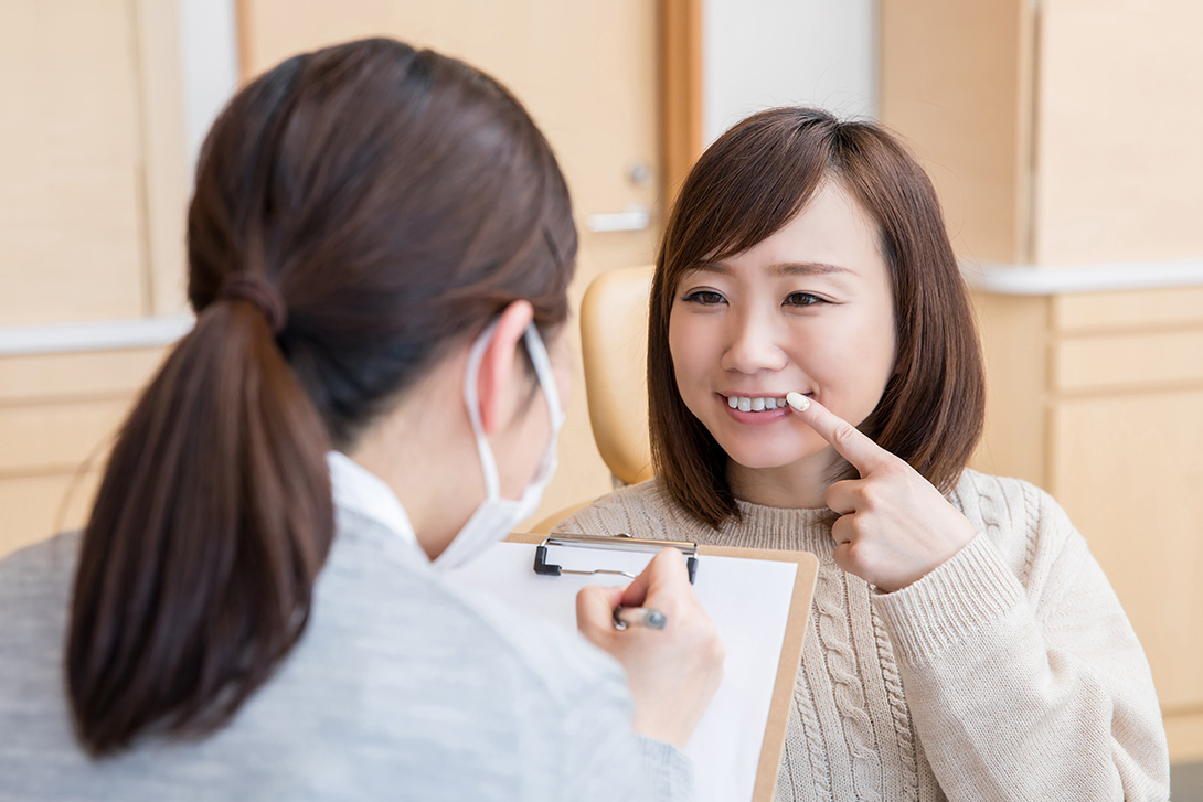 初診の流れ2.カウンセリング（問診）｜鹿沼台こばやかわ歯科